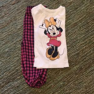 Gap Minnie Mouse Pajama Set 24 months